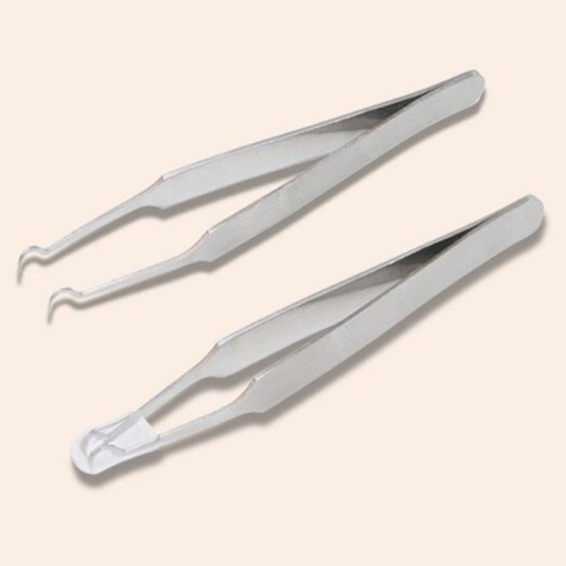 Пинцет для удаления кожного сала Sebum removal tweezers hook type
