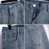 Plus Size Women's High Waist Slimming Denim Pants - Casual Loose Fit 