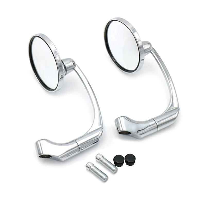 Vylepšené motocyklové zrcátko do řídítek, stylové zrcátko, jednoduchá instalace