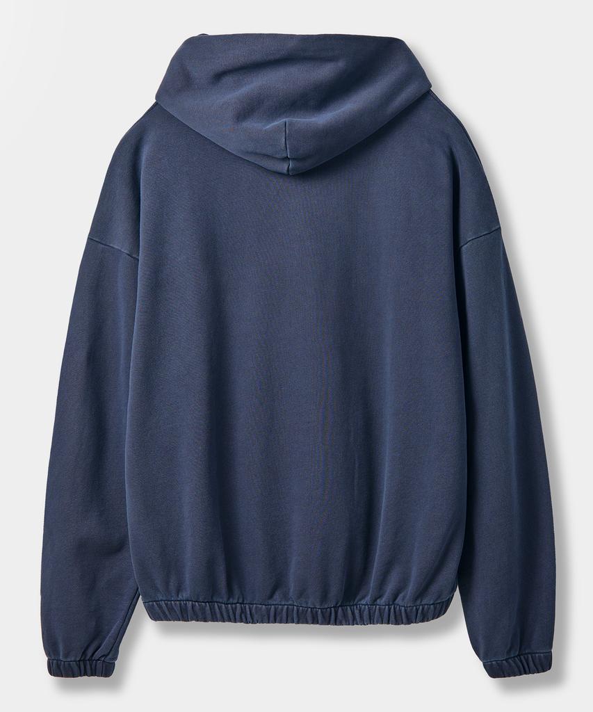 Vlad Small Logo Fade Wash Hoodie_Pigment Navy