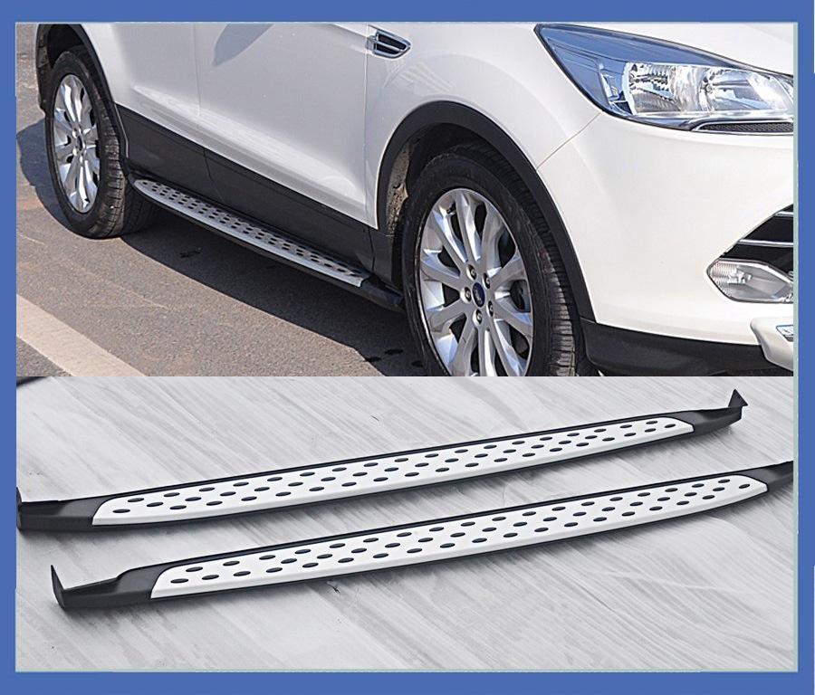 

Боковые пороги OEM-V2 (2 шт., алюминий) для Ford Kuga/Escape 2013-2019 гг