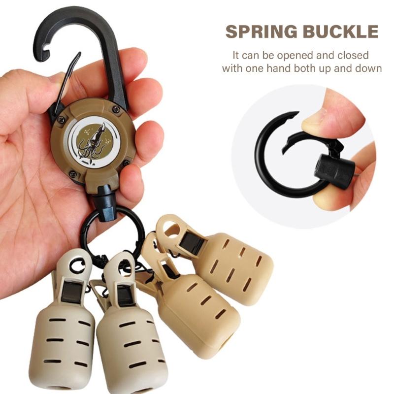 Squid Jig Protector Fishing Hook Cover with Retractable Buckles Fishing Lure Protective Caps Fishing Hook Bonnets