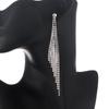 Two-layer Design Long Tassel Bridal Earrings