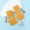 Warm Winter Dinosaur Gloves Thicken Knitted Gloves Cute Kids Full Finger Mittens  Children