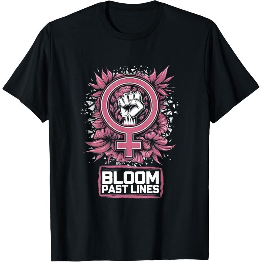 

Venus Fist Flowers Bloom Lines Bold for Equality Advocates T-Shirt XXXXXL чёрный