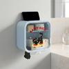 Wall Mounted Toilet Paper Rack Plastic Paper Towel Box Durable Cartoon Tissue Holder  for Bathroom