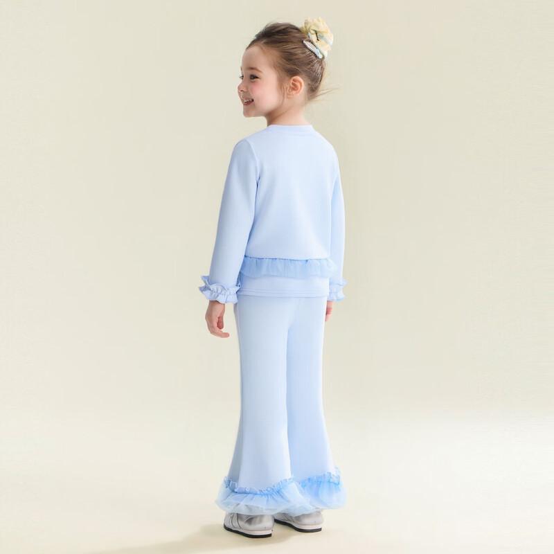 

DEESHA Girls Ruffled Flower Sports Set 130