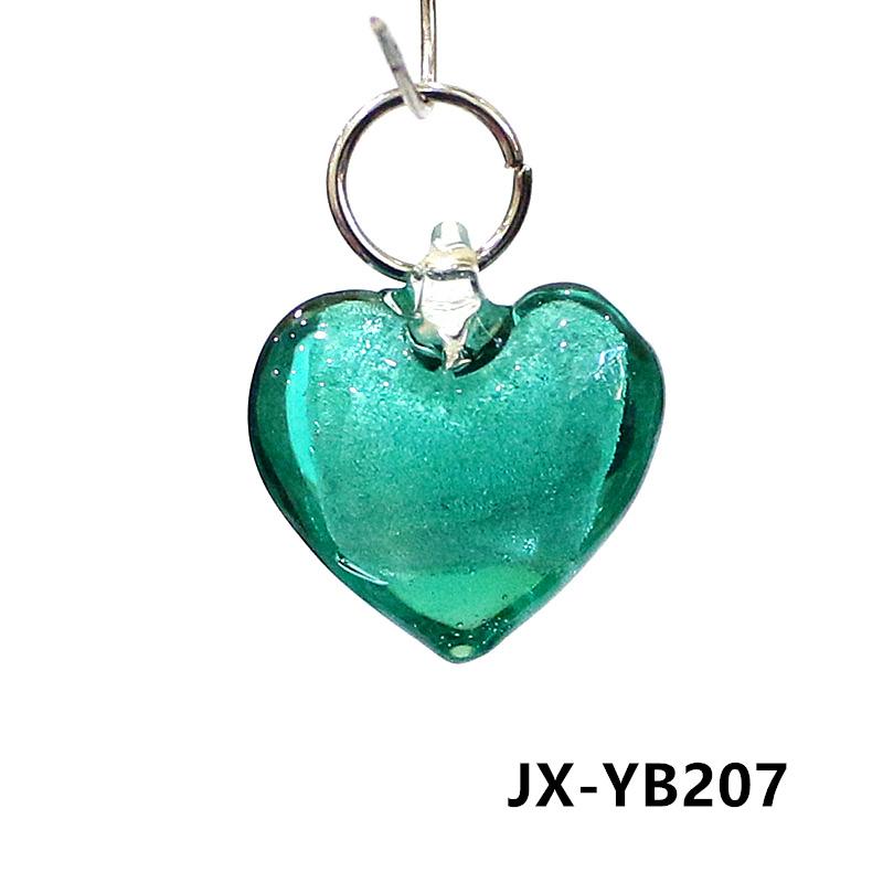 2 Stück Mini Glas Herz Form Anhänger Winzig Süß Liebe Anhänger Für DIY Bastelbedarf Hochzeitsdeko Valentinstagsgeschenke für Freunde