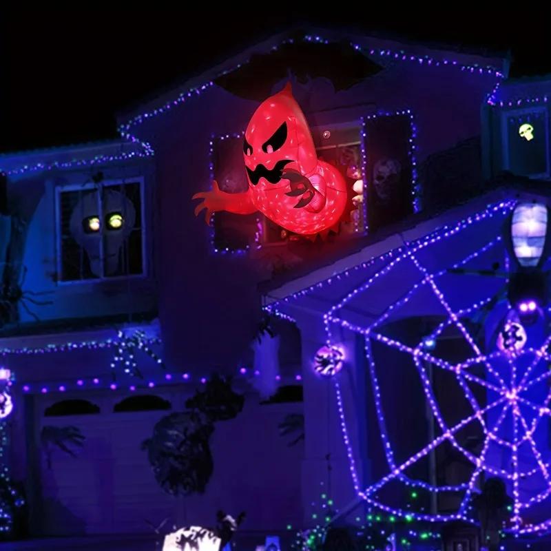 Scary Halloween Inflatable Ghost Outdoor Indoor Haunted House Prop Giant Blow Up Decor for Garden Yard Party Decoration