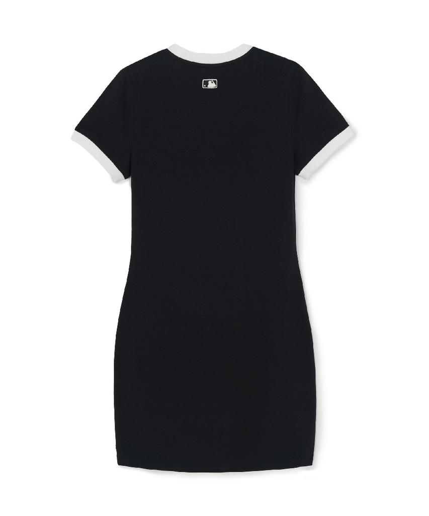 Emelbi Women'S Basic Ringer Dress Sf (Black)