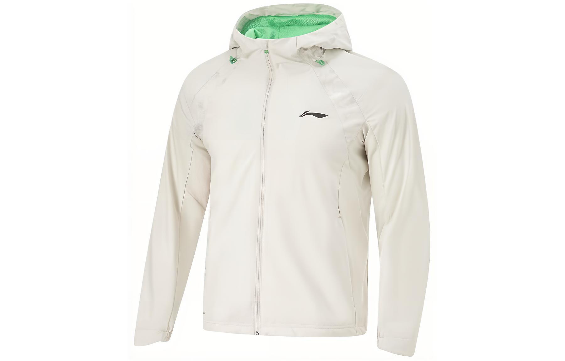 Li Ning Trench Coat Men s Silver Birch Gray AFDU047-3 L