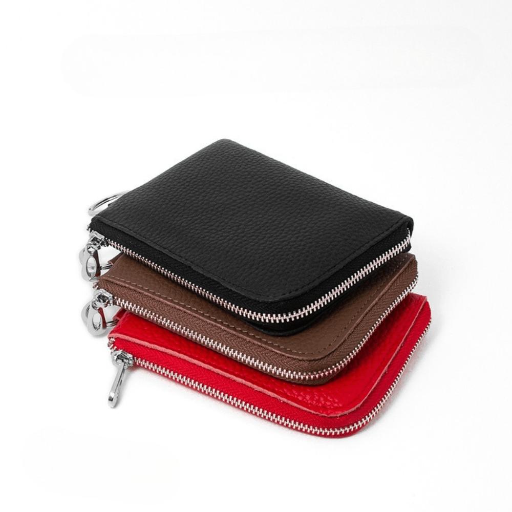 Zipper change bag, bank card, coin bag with key ring, mini change bag.