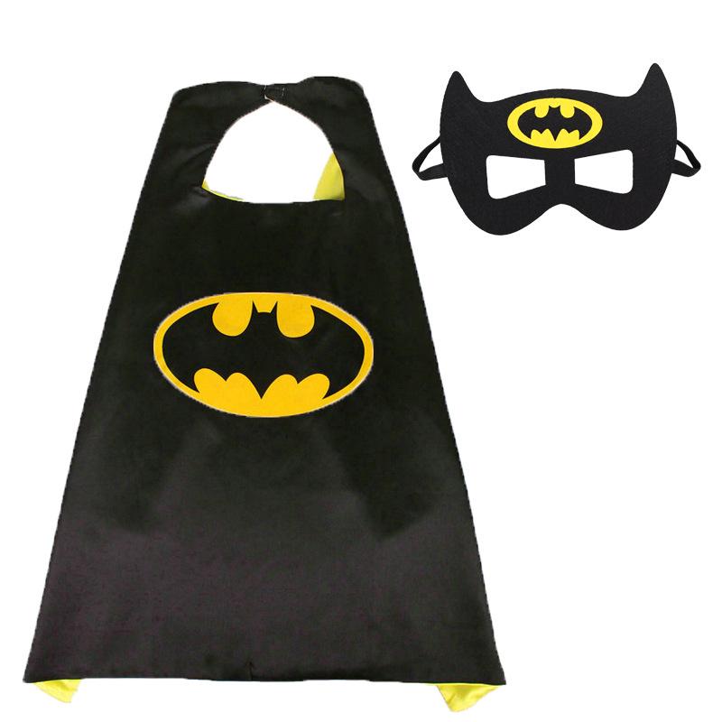 Kids' Marvel Superhero Capes: Superman, Batman, Spider-Man, Iron Man, Captain America