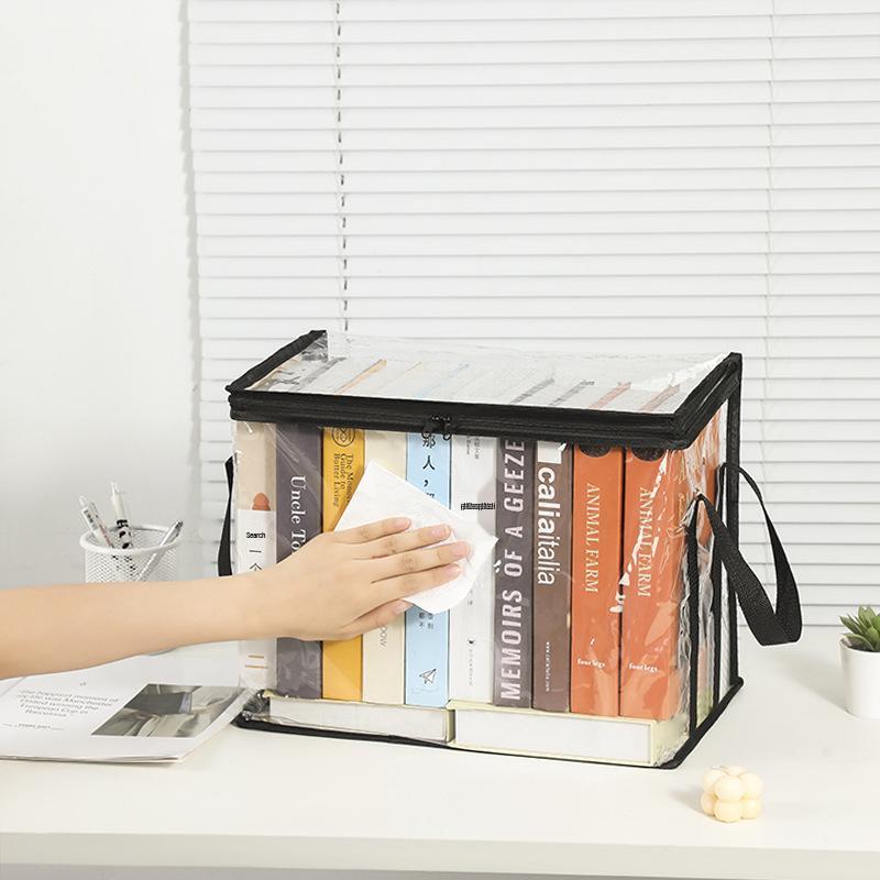 Student Book and Toy Organizer - Foldable Storage Box for Clothes and Books