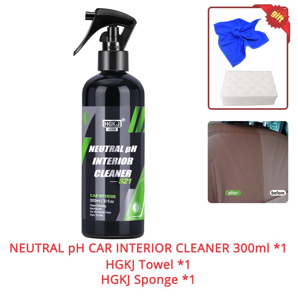 S21 Neutral Car Cleaning Interior Parts Plastic Refreshing Liquid Leather Repair Dry Foam Cleaner Spray Foaming Agent Clean