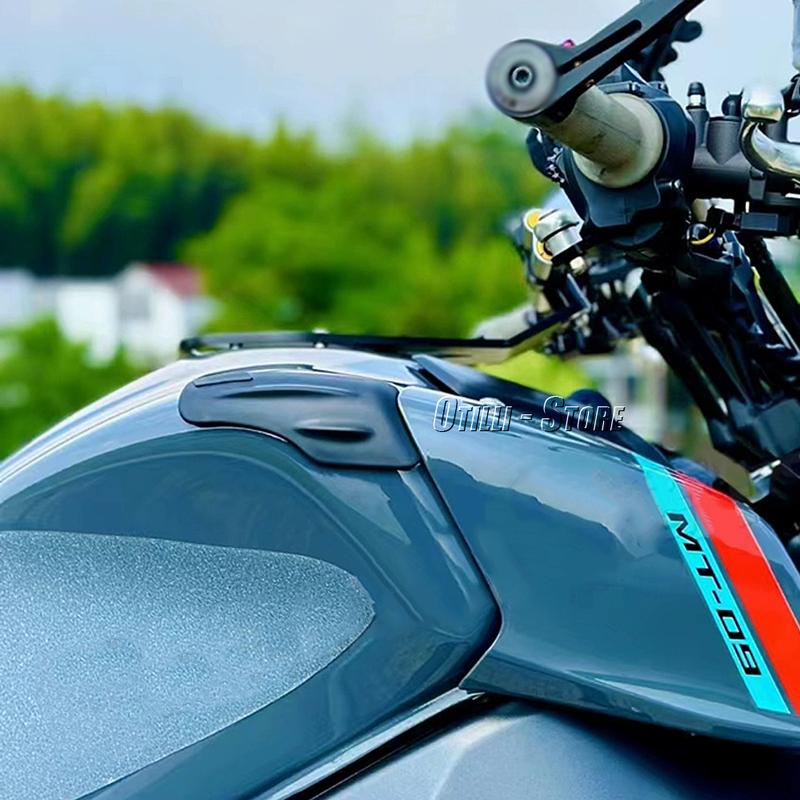 For YAMAHA MT09 SP MT 09 MT-09 Mt09 2021 2022 2023 Motorcycle Matte Black Tank Pad Sticker Tank Protect Cover Guard Kit