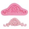3D Baroque Crown DIY Sugarcraft Fondant Chocolate Silicone Cake Mold Vintage Relief Decorating Tools Kitchen Baking Pastry Decor