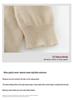 Women's Mid-length V-neck Cashmere Sweater Dress - Slim Fit, Medium Sleeves