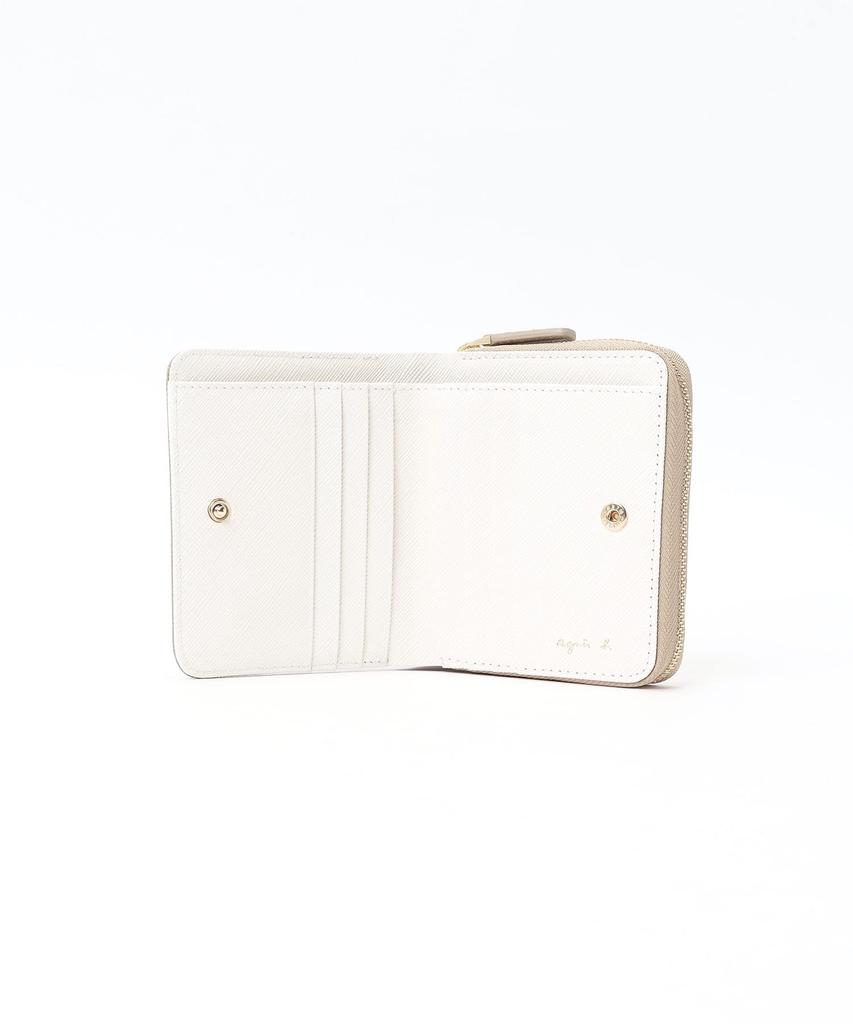 Wallet F Beige [Agnès B] EW13B-09 Women's