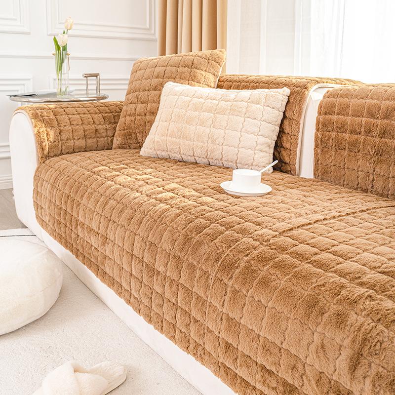 Sofa Cushion Four Seasons Universal Simple Modern Non-Slip Cushion Universal Light Luxury Non-Slip Cushion Sofa Cover