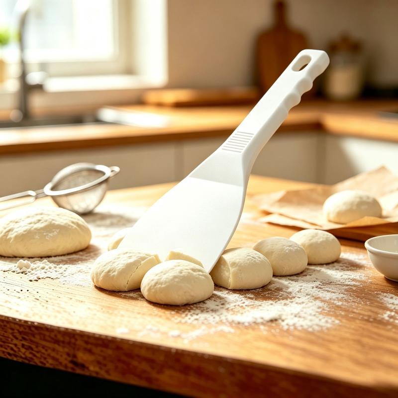 1Pcs Flexible Pizza Dough Scraper Spatula Pizza Dough Cutter Tools And Accessories Dough Spatula For Pizza With Hanging Bracket