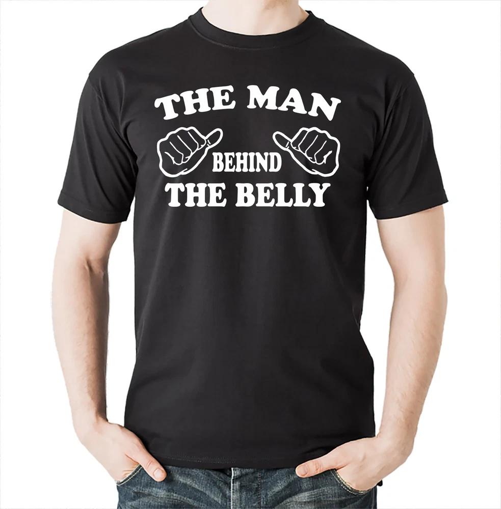 The Man Behind The Belly Tshirt Dad Maternity Gift For Dad Tee Shirt S