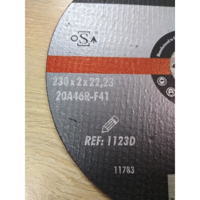 Disque à tronçonner - ATI - 230x2x22.23 - Coupe rapide - Inox, Cuivre - Liant mi-dur