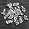 30pcs 15x8mm 19x10mm Antique Silver Plated Bronze Owl Handmade Charms Pendant DIY Jewelry Findings for bracelet necklace