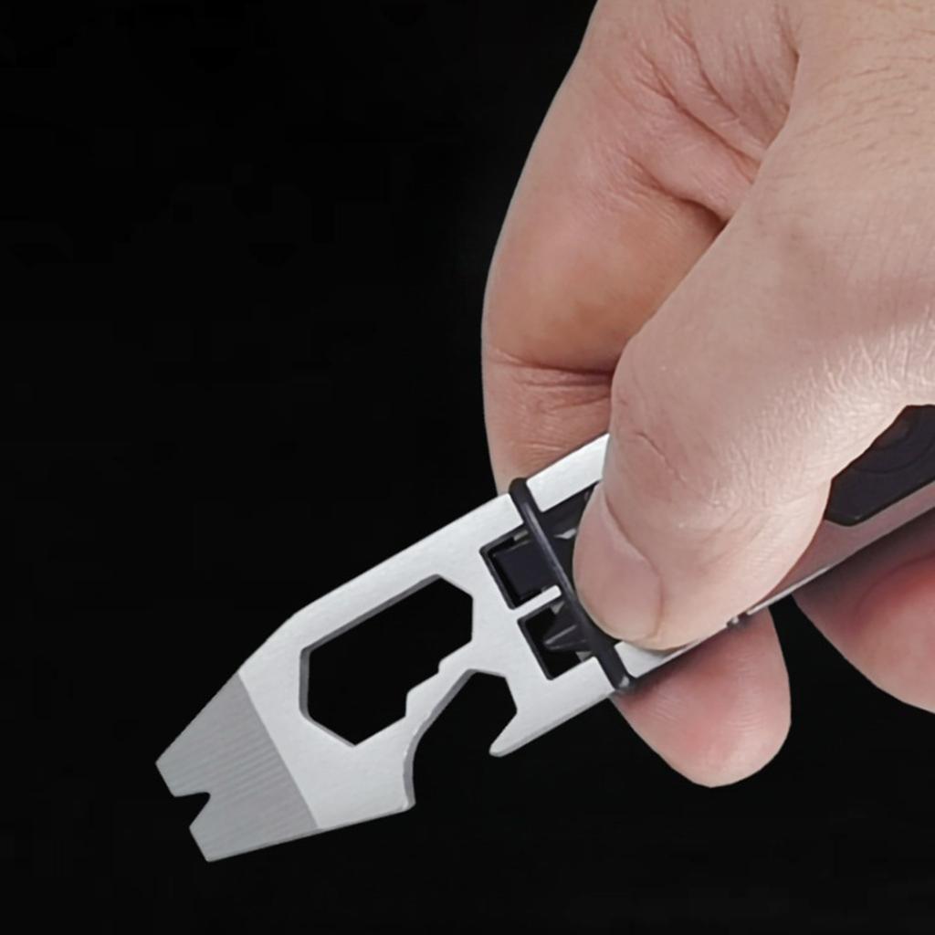 Mini EDC Pry Bar Multiple Tool with Screwdriver Tip and Opener Perfect for Camping, Traveling, and DIY Projects