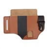 Pu Leather Multitool Edc Pocket Key Holder Belt Flashlight Outdoor Tools Bag
