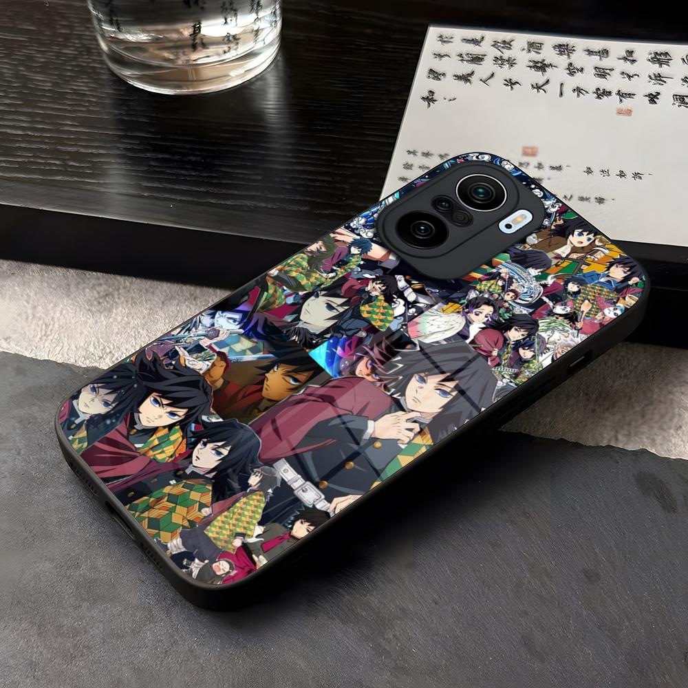 

Anime G-giyu T-tomioka Phone Case Tempered Glass For Xiaomi 14 15 12 Lite Pro 13 11t Lite POCO M6 X6 X5 X3 NFC F5 F6 Pro Cover Xiaomi 14 Ultra