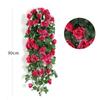 1/3pcs Artificial Flowers Rattan Fake Plants Vine Wall Hanging Roses Home DIY Wedding Garden Wreath Decor Christmas Decorative