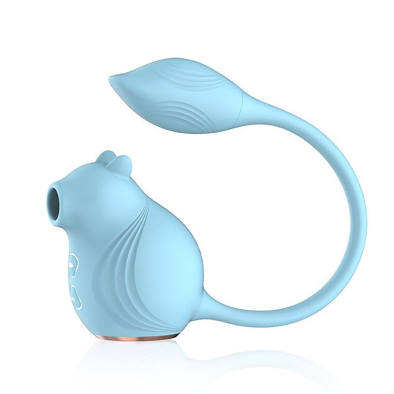 Small Squirrel Clitoral Sucking Vibrator 10 Frequency Modes Silent Massager Silicone Adult Toy