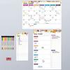 Fridge Magnetic Calendar Weekly Monthly Planner Magnetic Fridge Calendar Whiteboard for Kitchen Grocery Shopping List