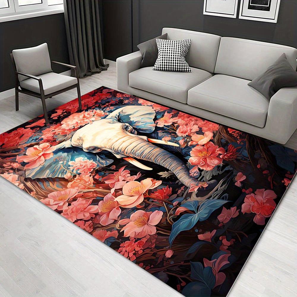 

1pc 2078006761 Pattern Carpet, Area Rug For Living Room Bedroom Room Bed Chair Laundry Entryway Corridor Yard Non-slip Outdoor Camping Rug F 60cm by 90cm