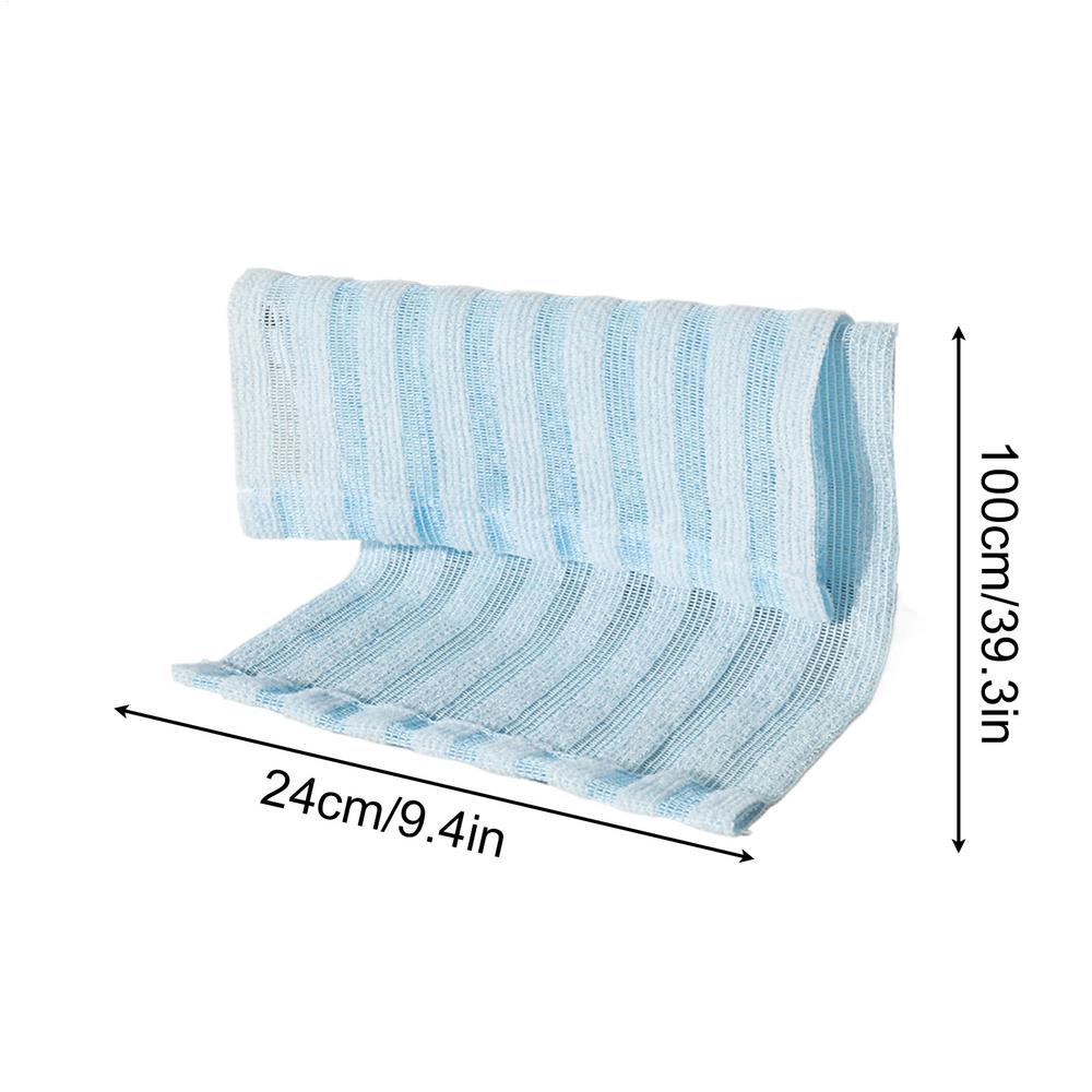 Exfoliating Towels Rubbing Washcloth Bath  Towel  for Back Towels Exfoliating Scrub Shower Sponge Body Bathroom Accessories