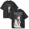Den Duftende Blomsten Blomstrer med Verdighet T-skjorte Vintage Vasket Oversized T-skjorte Herre Unisex Klær Bomulls T-skjorter