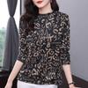 Padded T-shirt Women Autumn and Winter Warm Warm Half Turtleneck  Ing Shirt Large Size Slim Pullover Tops