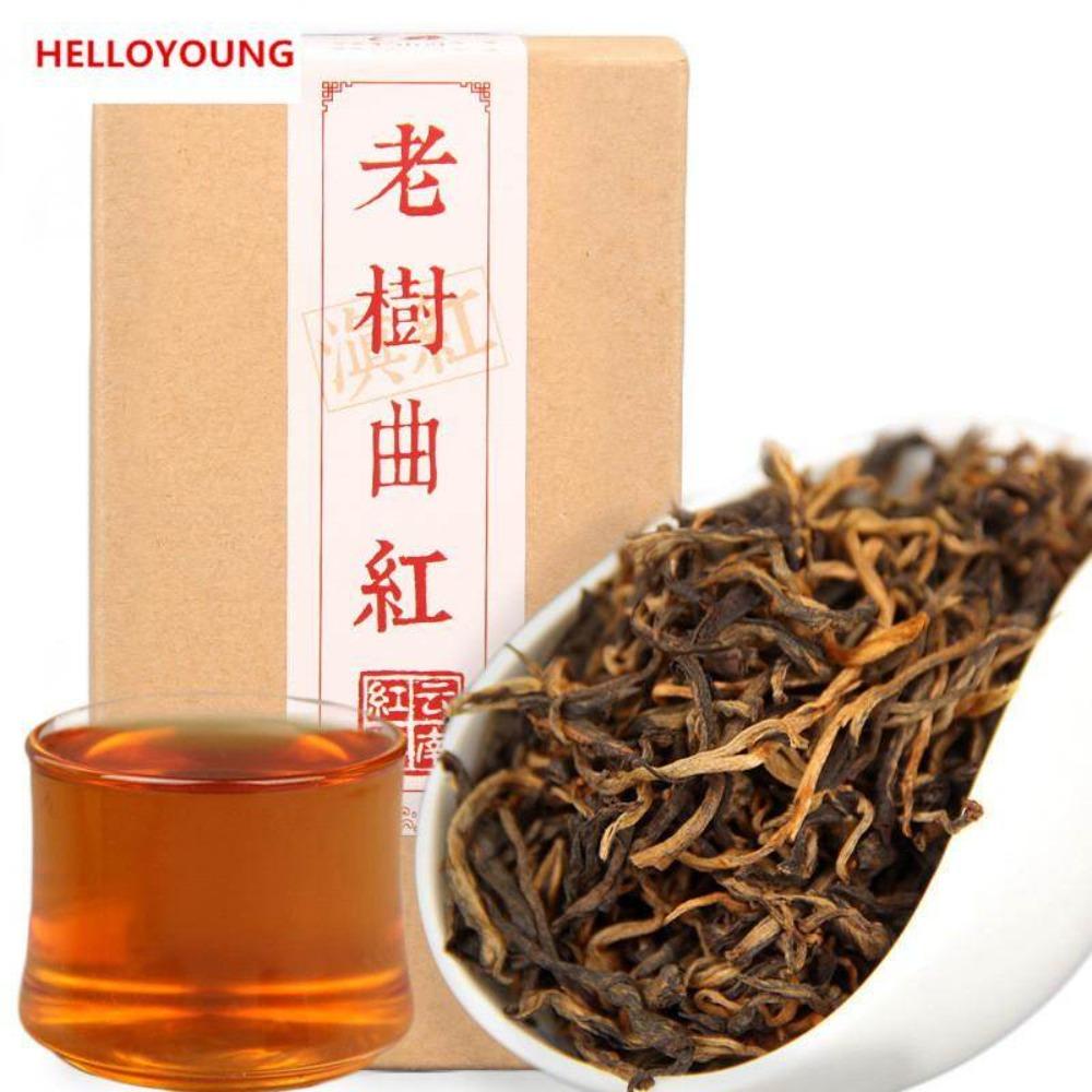 C-HC003 Yunnan Dian Hong Black Tea Red Box Chinese Gift Spring Feng Qing Fragrant Golden Bough Pine Needle