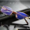 Limited Luxury Diamond Cut-Edges Rimless Progressive Reading Glasses Multifocals Special Model +0.75 +1 To +4