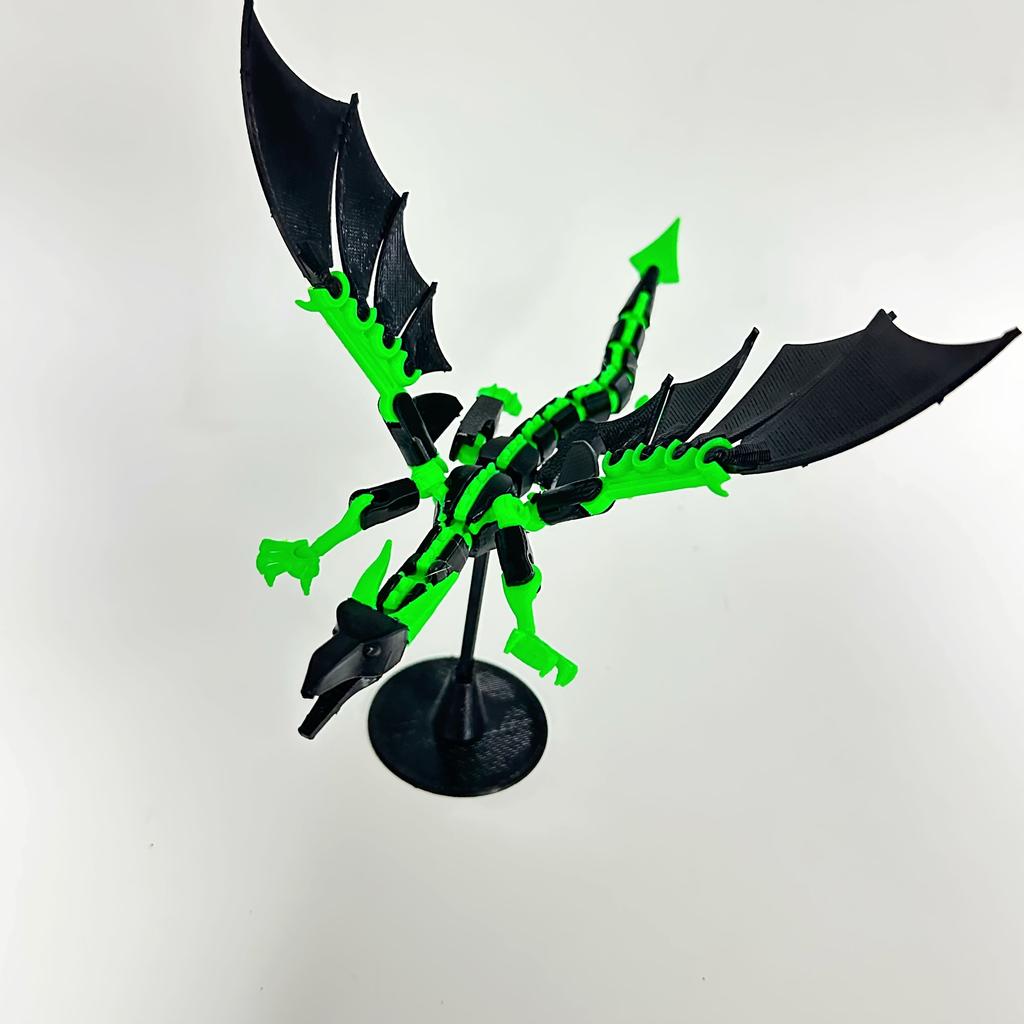 3D Printed Three Head Flying Dragon / Fire Dragon T13 Action Figures Multi-Jointed Movable Robot Nova 13 DIY Mannequin Toys