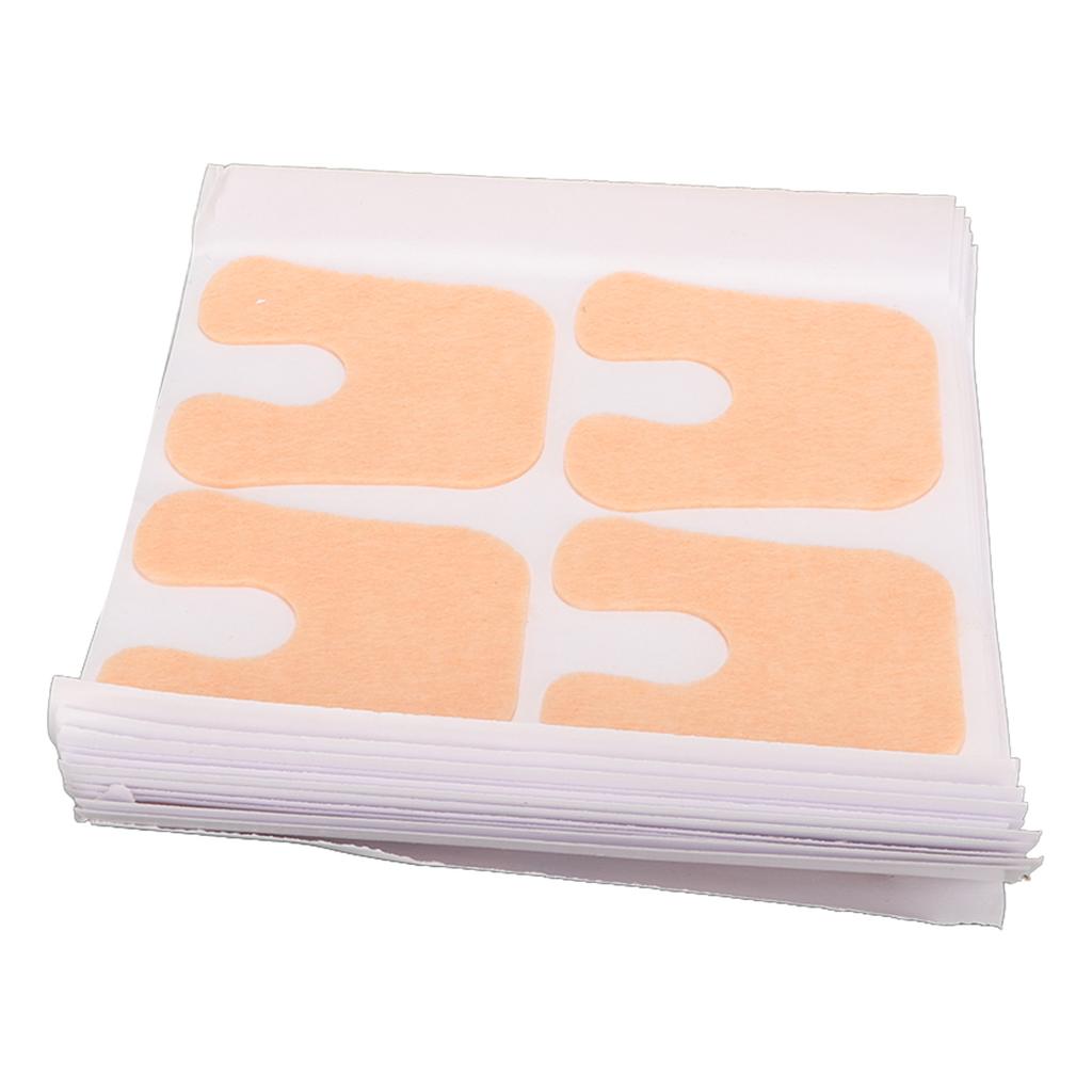 12 Sheets Felt Forefoot Cushion Self Adhesive U Shape Prevent Callus Reduce Pain Felt Insert Pads