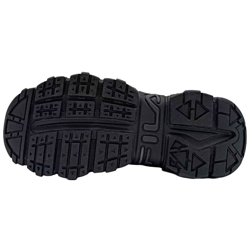 FILA Fluid Abrasion Resistant Low top Casual Shoes Unisex Black Gray 1JM02570H-001(Team679-)