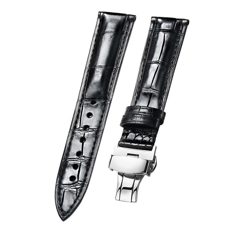 MILANQIAN M&Q Watch Band Global Compatibility 180MM Crocodile Leather Material Unisex MQ-400104