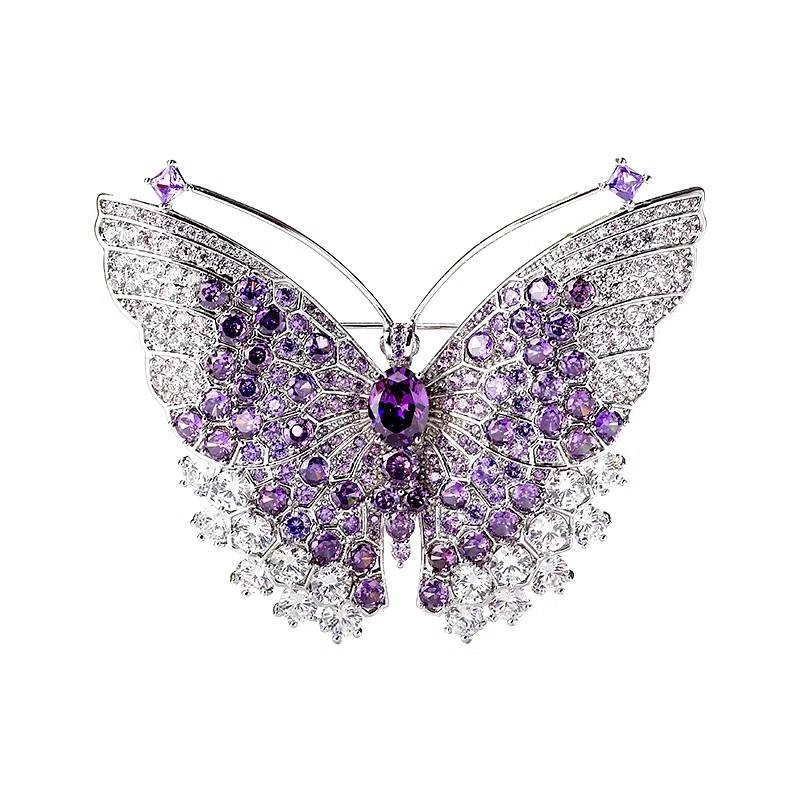 Ultra-fairy Temperament Butterfly Brooch, High-end Exquisite Women's Dress, Versatile Design Pin Clothing Accessory
