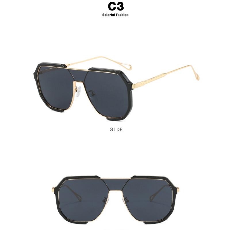Women's sunglasses, one-piece sunglasses, men's and women's fashion large-frame sunglasses