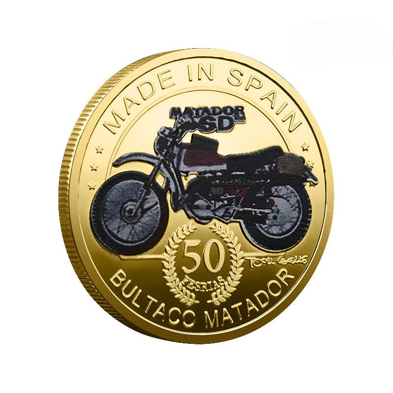 

Spain Bultaco Matador Souvenir Silvery Plated Coin Collectible Gift Made In Spain Collection Art 1PCS Commemorative Coin золотистый