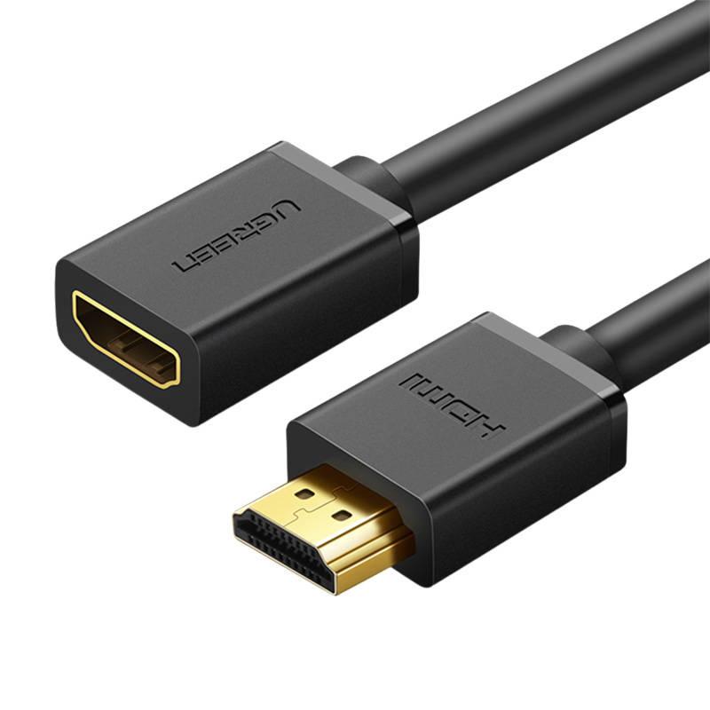 Ugreen HD107 HDMI Male To HDMI Female Cable, 1.4V 5M (Black)