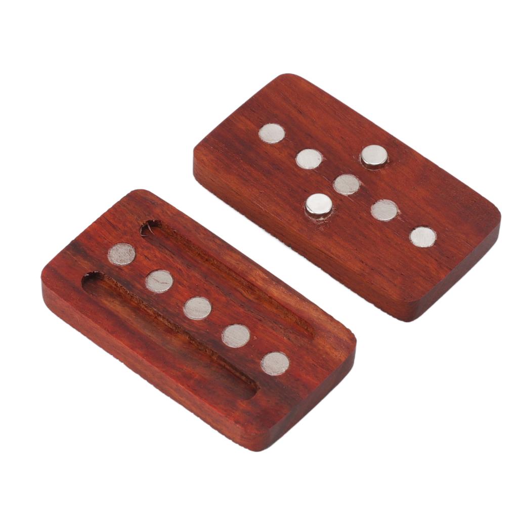Fidget Slider Rotes Sandelholz Stressabbau Graviert Fingerspitzen Fidget Slider Spielzeug für Büro Limitiert