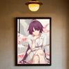Anime Bakemonogatari Senjougahara Hitagi Poster art HD lipicios de perete impermeabil acasă living dormitor bar decor estetic